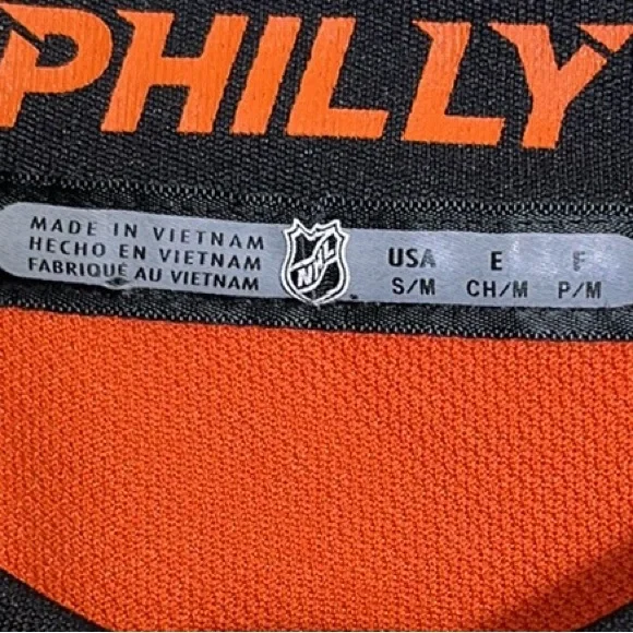Philadelphia Flyers 2019 STADIUM SERIES NHL Hockey Jersey Youth Sz S/M - Picture 7 of 9